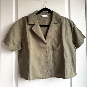 OAK+FORT Linen Button-Up